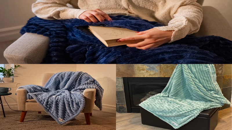 Raschel blankets in various colors