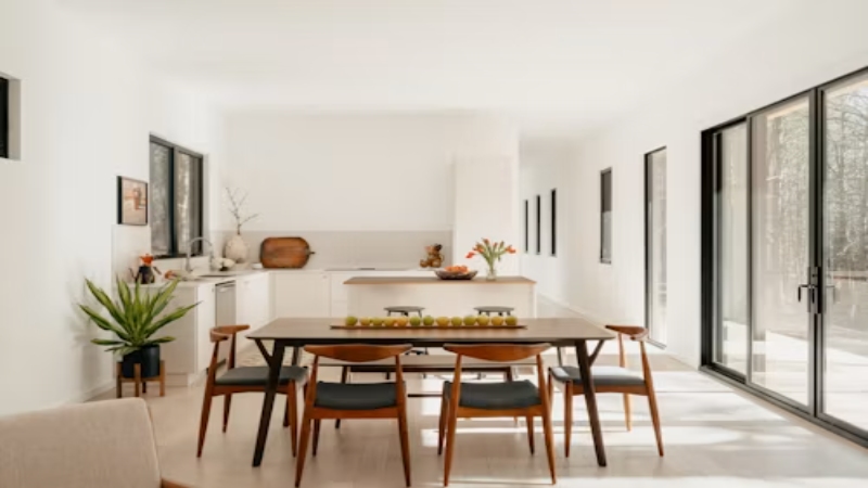 a dining table