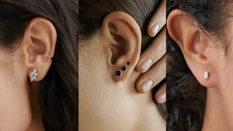 different types of earrings