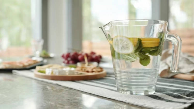 glass cold-water pitchers