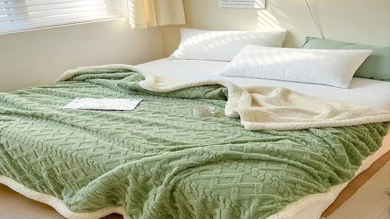 green blanket