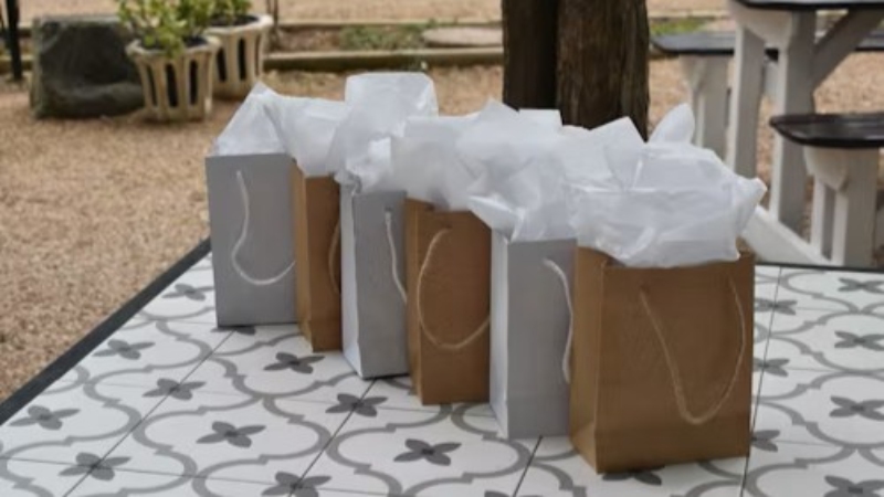 kraft paper shopping bags