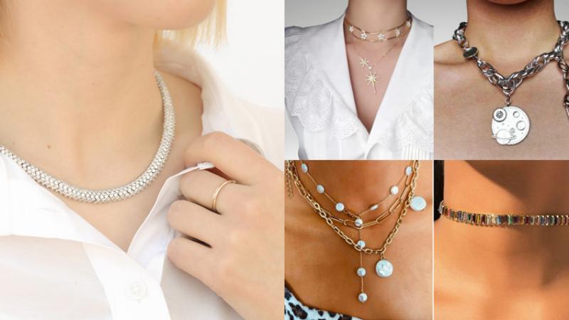 various necklaces